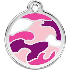 Red Dingo Stainless Steel with Enamel- Colors as shown - Rocky & Maggie's Pet Boutique and Salon