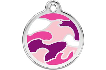 Red Dingo Stainless Steel with Enamel- Colors as shown - Rocky & Maggie's Pet Boutique and Salon