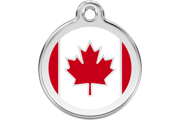 Red Dingo Stainless Steel With Enamel (Flags) - Rocky & Maggie's Pet Boutique and Salon