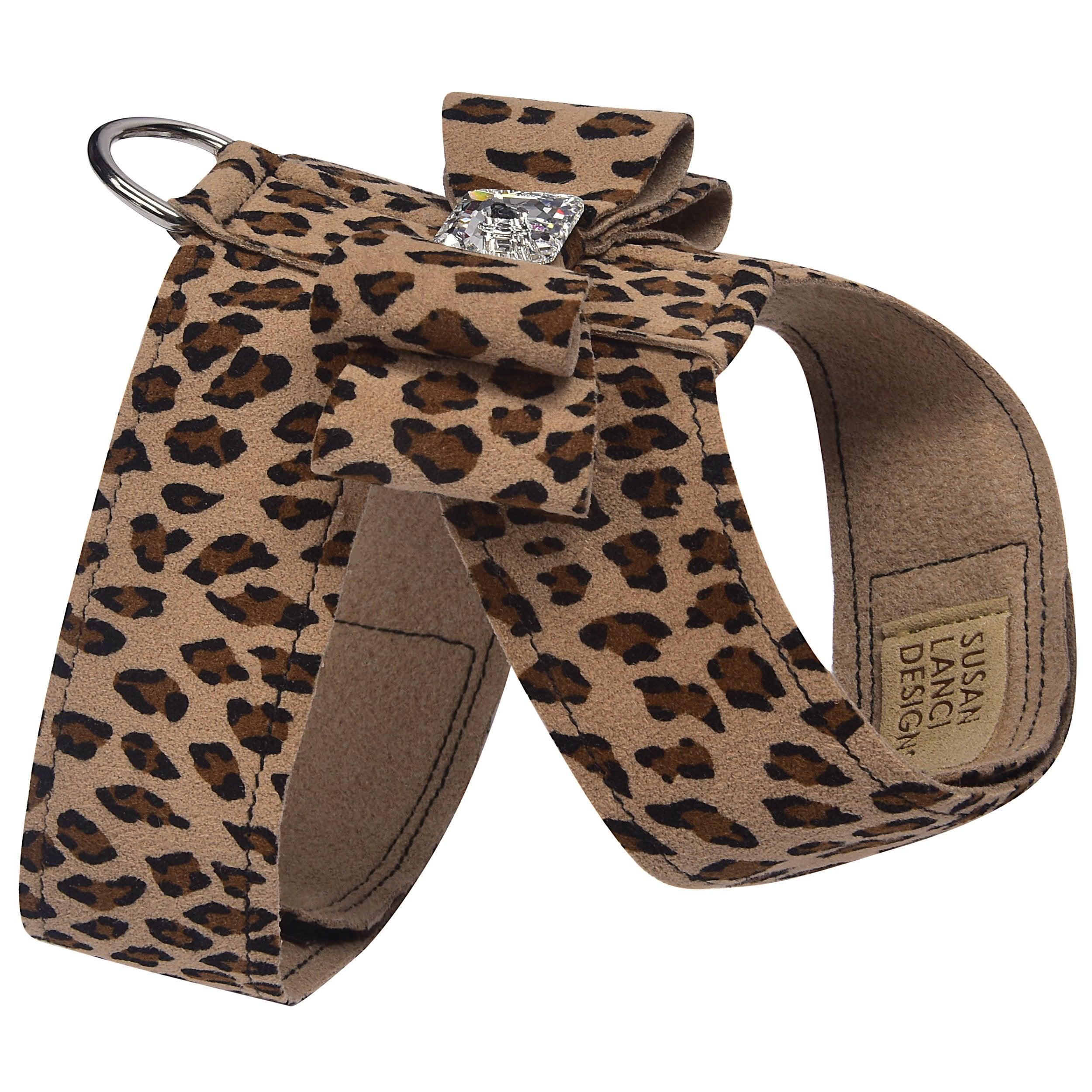 Cheetah Big Bow Tinkie Harness - Rocky & Maggie's Pet Boutique and Salon