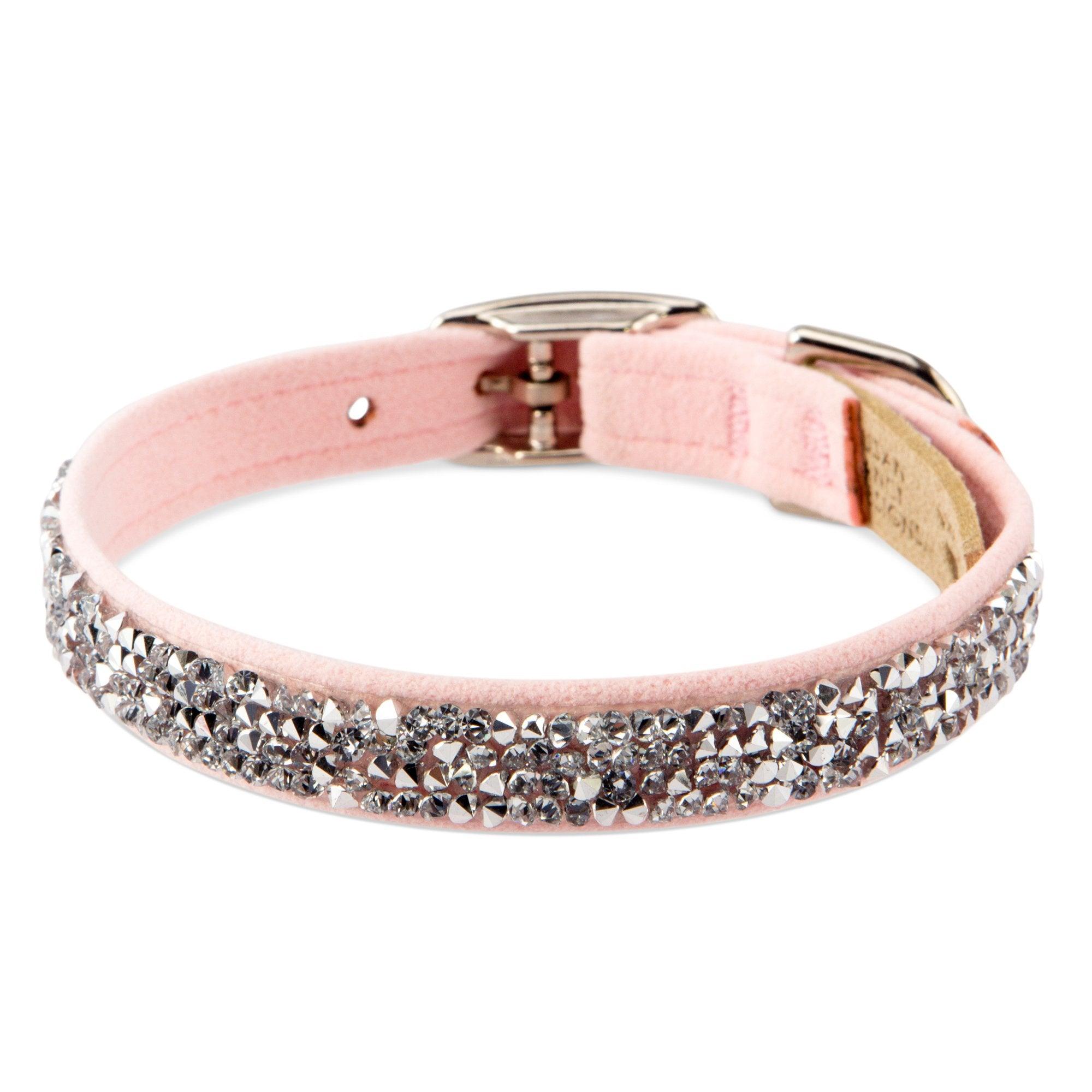 Pink Crystal Rocks Collar - Rocky & Maggie's Pet Boutique and Salon
