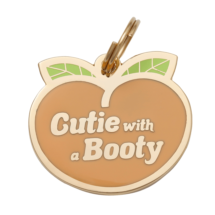 Cutie with a Booty ID Tag - Rocky & Maggie's Pet Boutique and Salon