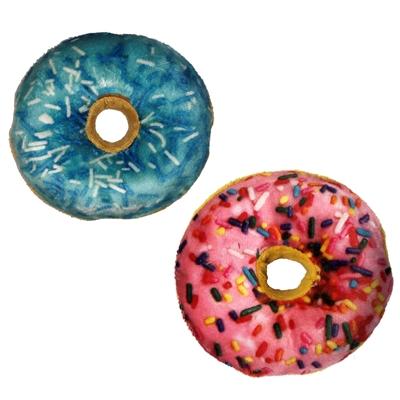 Box of 6 Doughnuts Plush Toy - Rocky & Maggie's Pet Boutique and Salon
