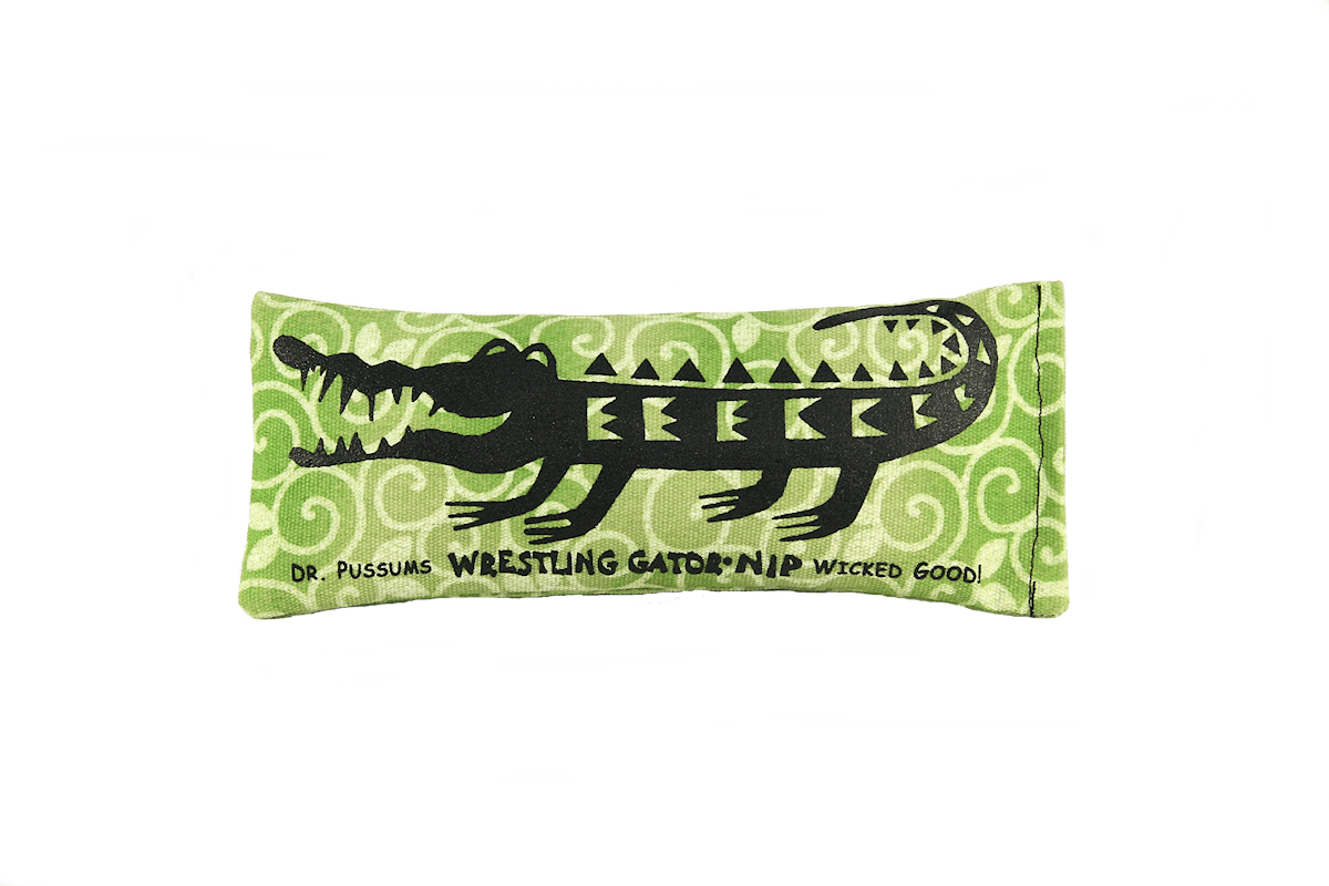 DR. PUSSUMS' WRESTLING GATOR NIP - Rocky & Maggie's Pet Boutique and Salon