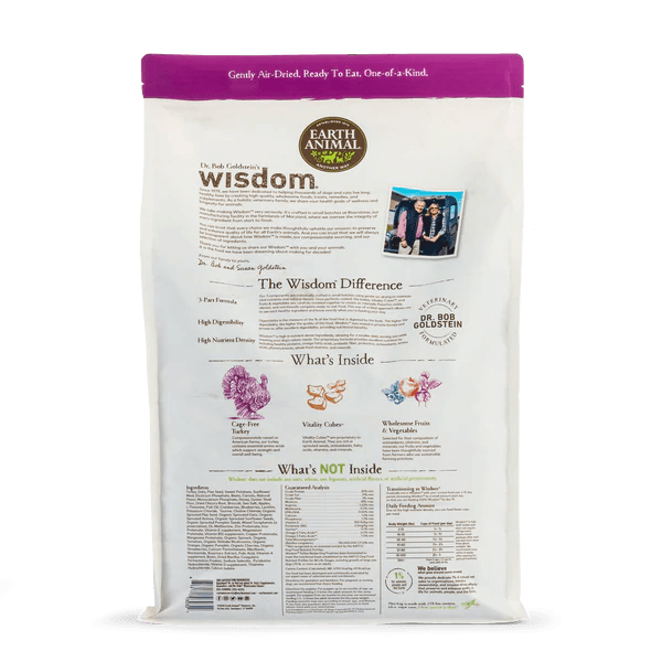 Earth Animal Air Dried Wisdom Dog Food - Rocky & Maggie's Pet Boutique and Salon