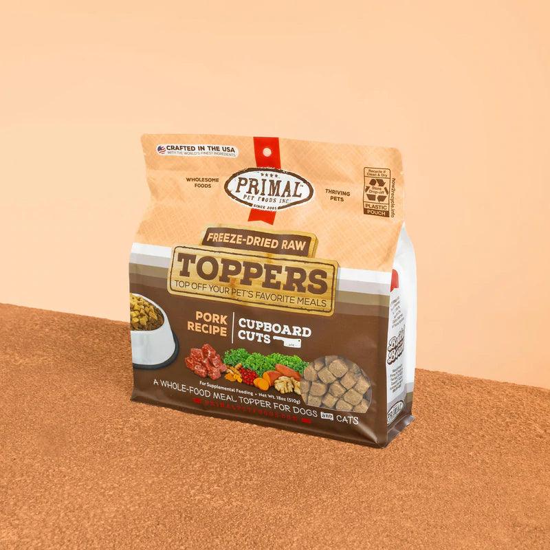 Primal Cupboard Cuts Freeze-Dried Pork Toppers - Rocky & Maggie's Pet Boutique and Salon