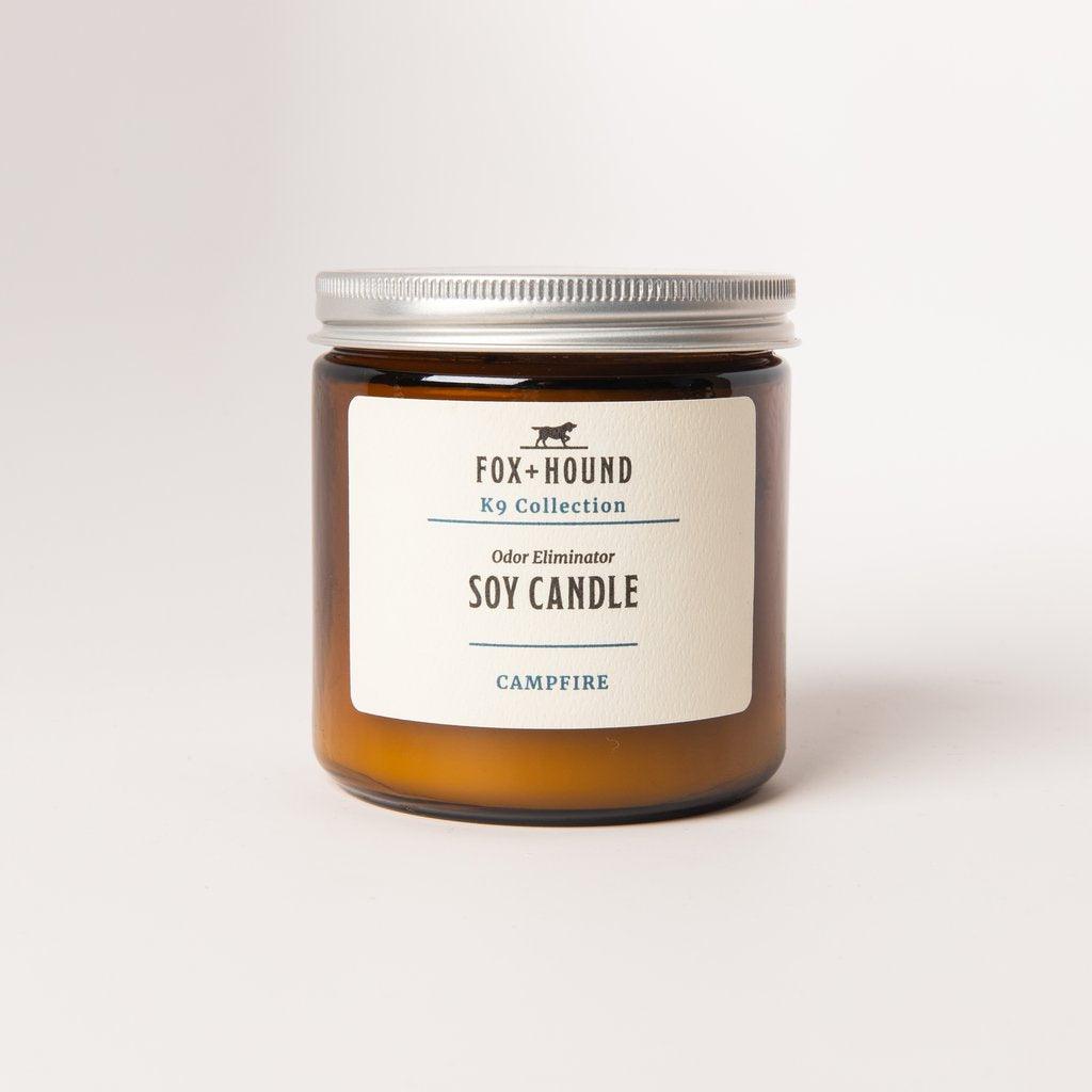 K9 Smokey Campfire Odor-Eliminator Soy Candle - Rocky & Maggie's Pet Boutique and Salon