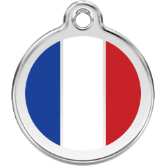 Red Dingo Stainless Steel With Enamel (Flags) - Rocky & Maggie's Pet Boutique and Salon