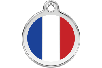 Red Dingo Stainless Steel With Enamel (Flags) - Rocky & Maggie's Pet Boutique and Salon