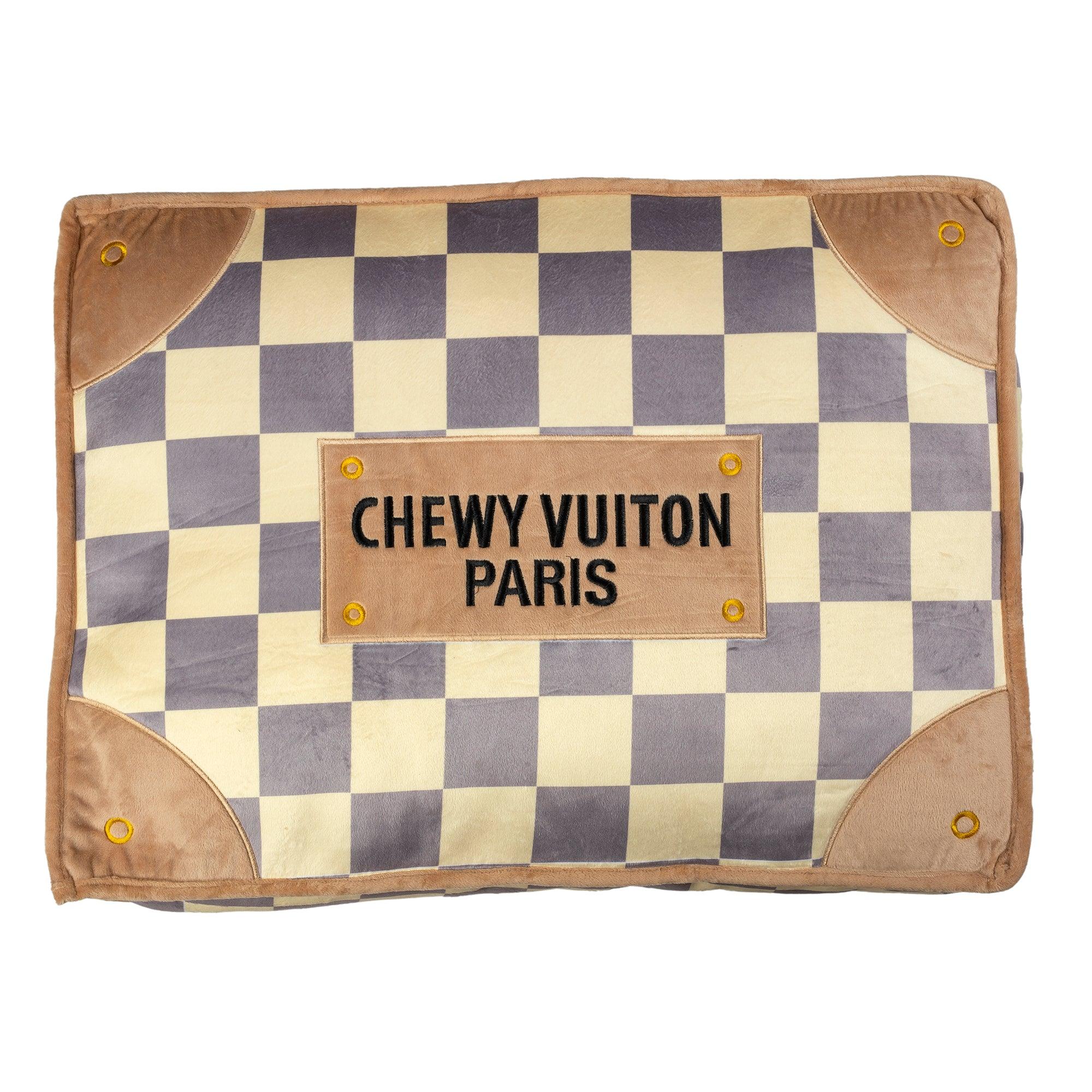 Checker Chewy Vuiton Bed - Rocky & Maggie's Pet Boutique and Salon