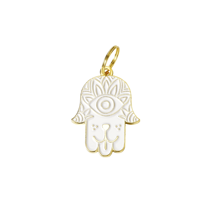 Hamsa Pet ID Tag - Rocky & Maggie's Pet Boutique and Salon