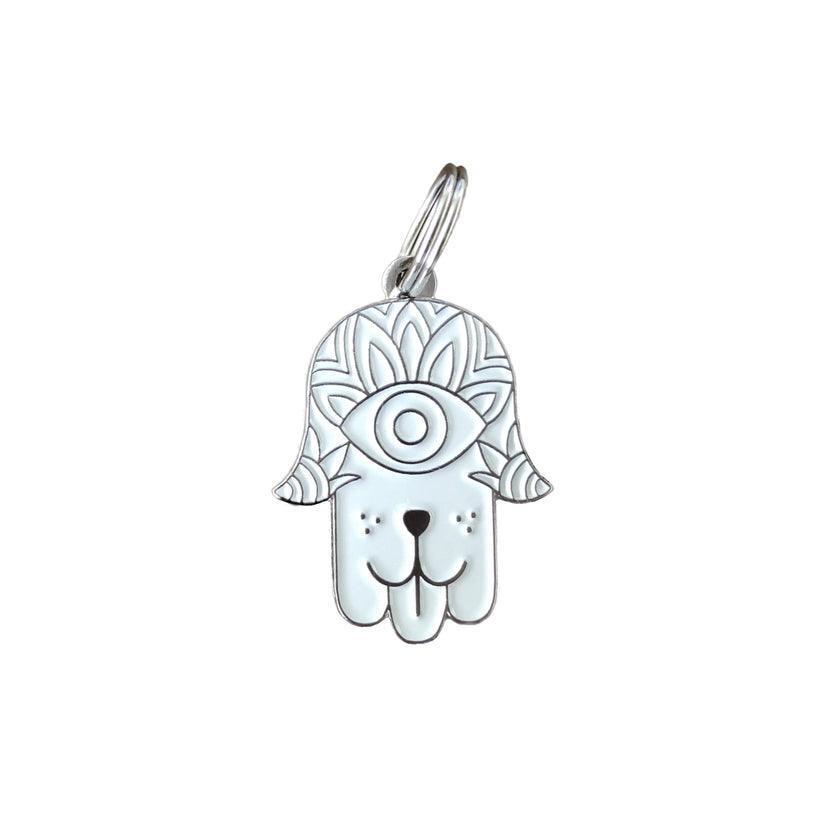 Hamsa Pet ID Tag - Rocky & Maggie's Pet Boutique and Salon