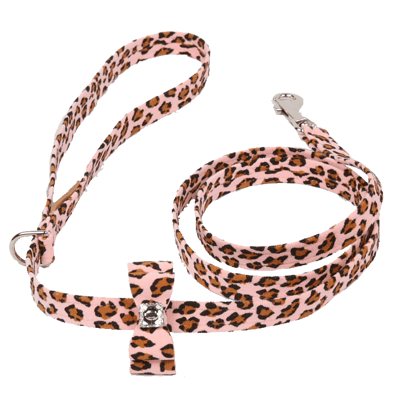 Cheetah Couture Big Bow Leash - Rocky & Maggie's Pet Boutique and Salon