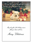It Isnt The Size Greeting Card - Rocky & Maggie's Pet Boutique and Salon