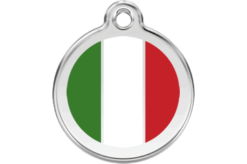 Red Dingo Stainless Steel With Enamel (Flags) - Rocky & Maggie's Pet Boutique and Salon