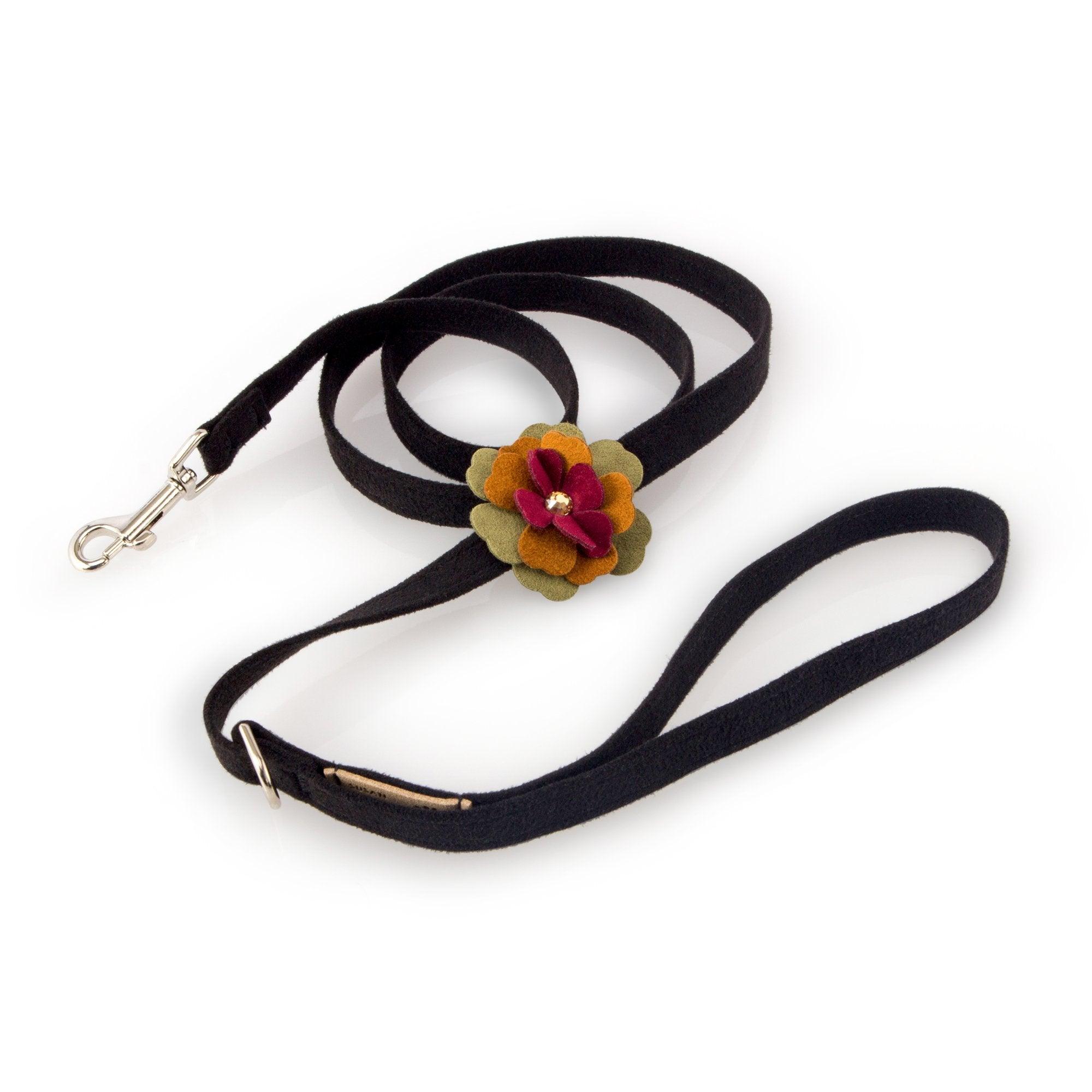 Autumn Flowers Leash - Rocky & Maggie's Pet Boutique and Salon