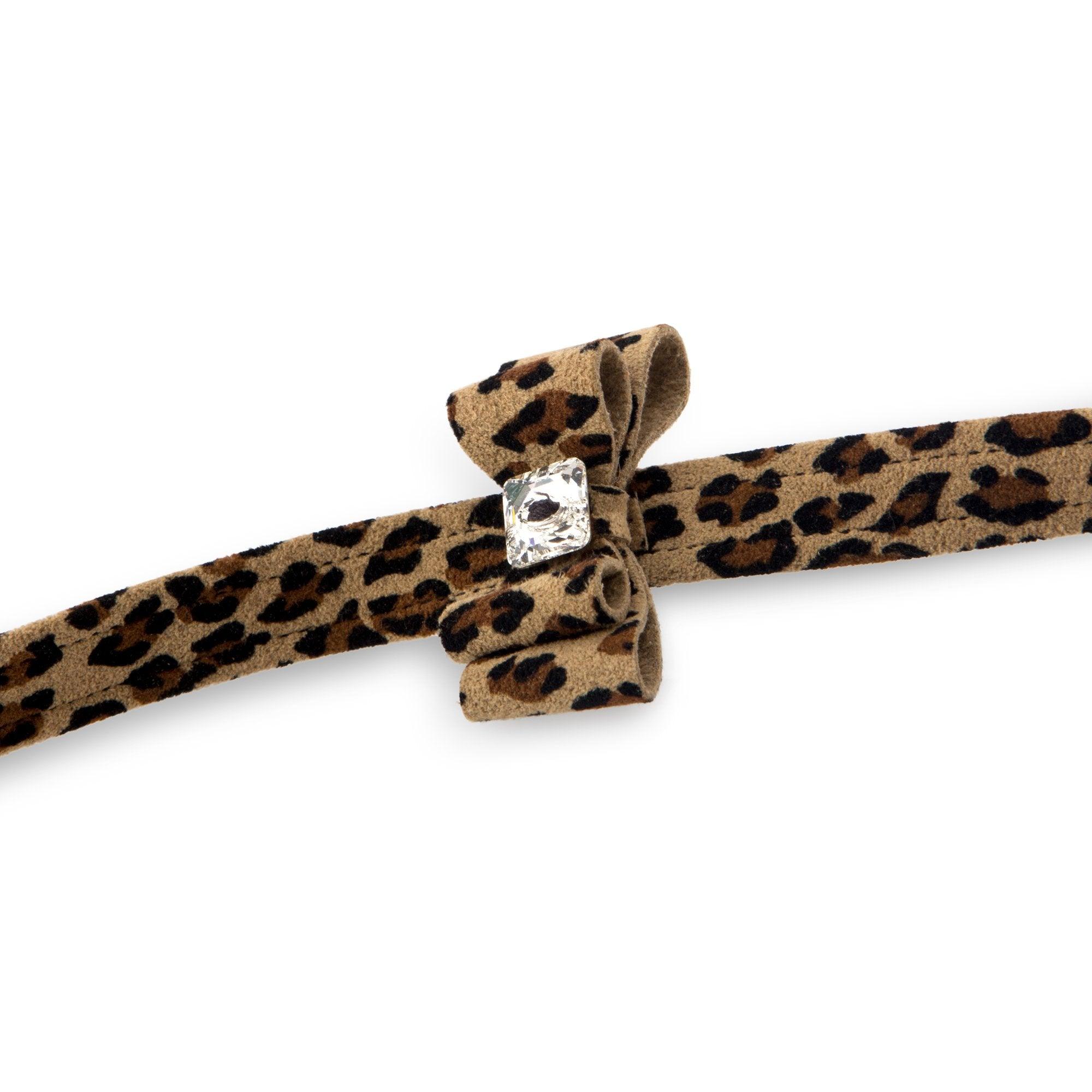 Cheetah Couture Big Bow Leash - Rocky & Maggie's Pet Boutique and Salon