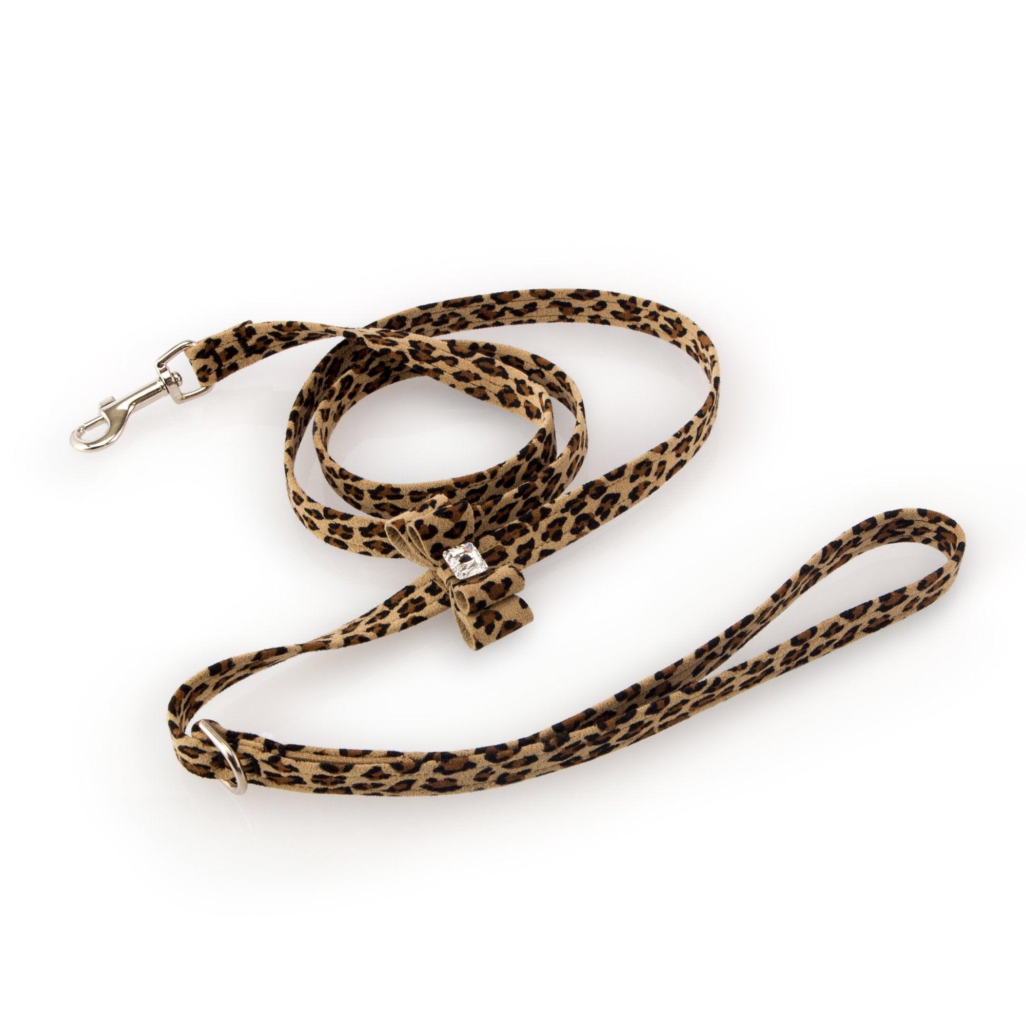 Cheetah Couture Big Bow Leash - Rocky & Maggie's Pet Boutique and Salon