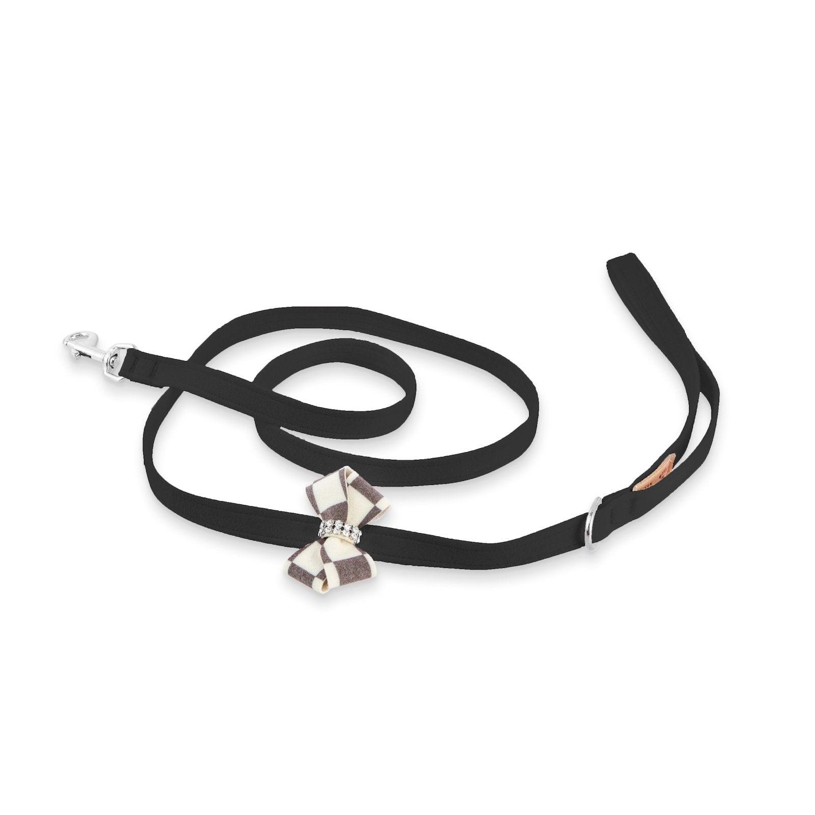 Windsor Check Nouveau Bow Leash - Rocky & Maggie's Pet Boutique and Salon