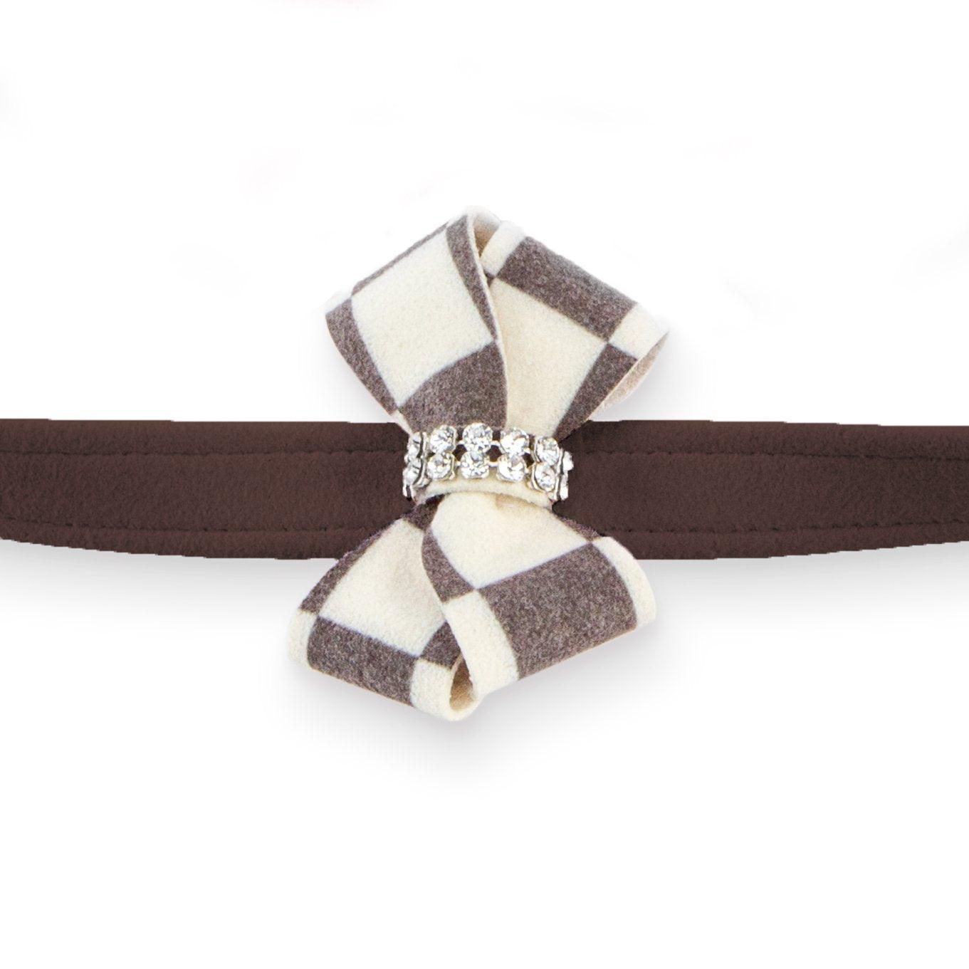 Windsor Check Nouveau Bow Leash - Rocky & Maggie's Pet Boutique and Salon