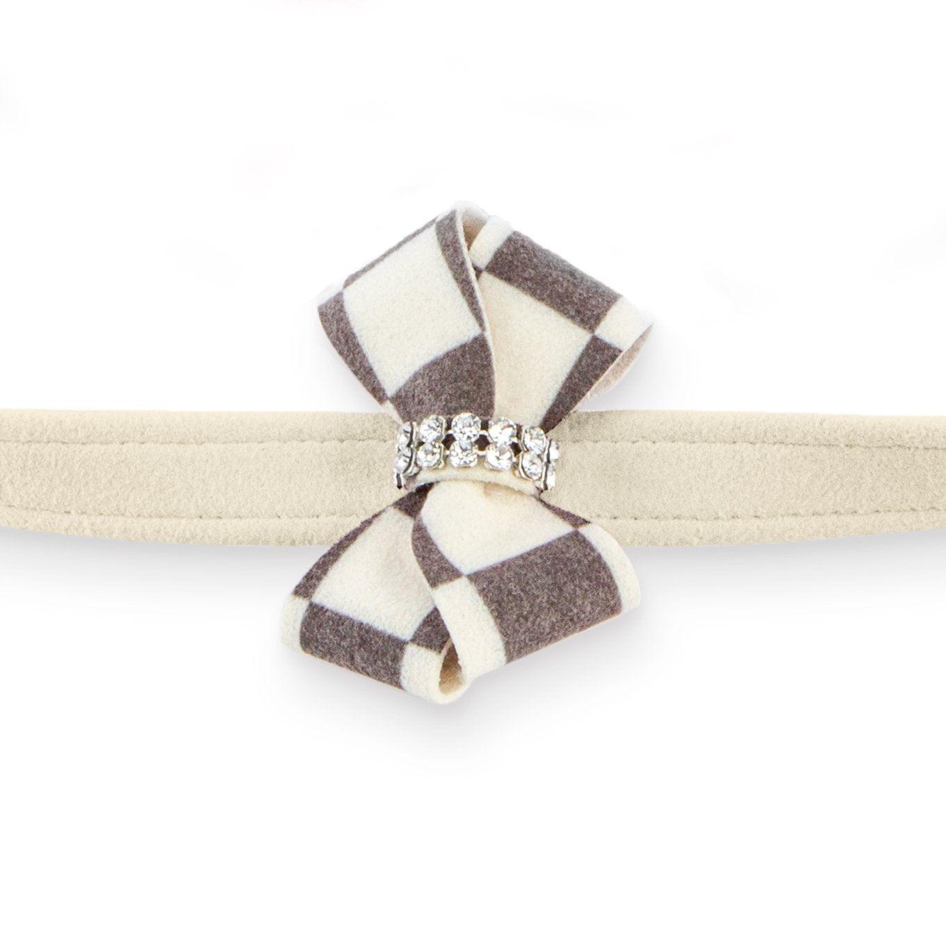 Windsor Check Nouveau Bow Leash - Rocky & Maggie's Pet Boutique and Salon