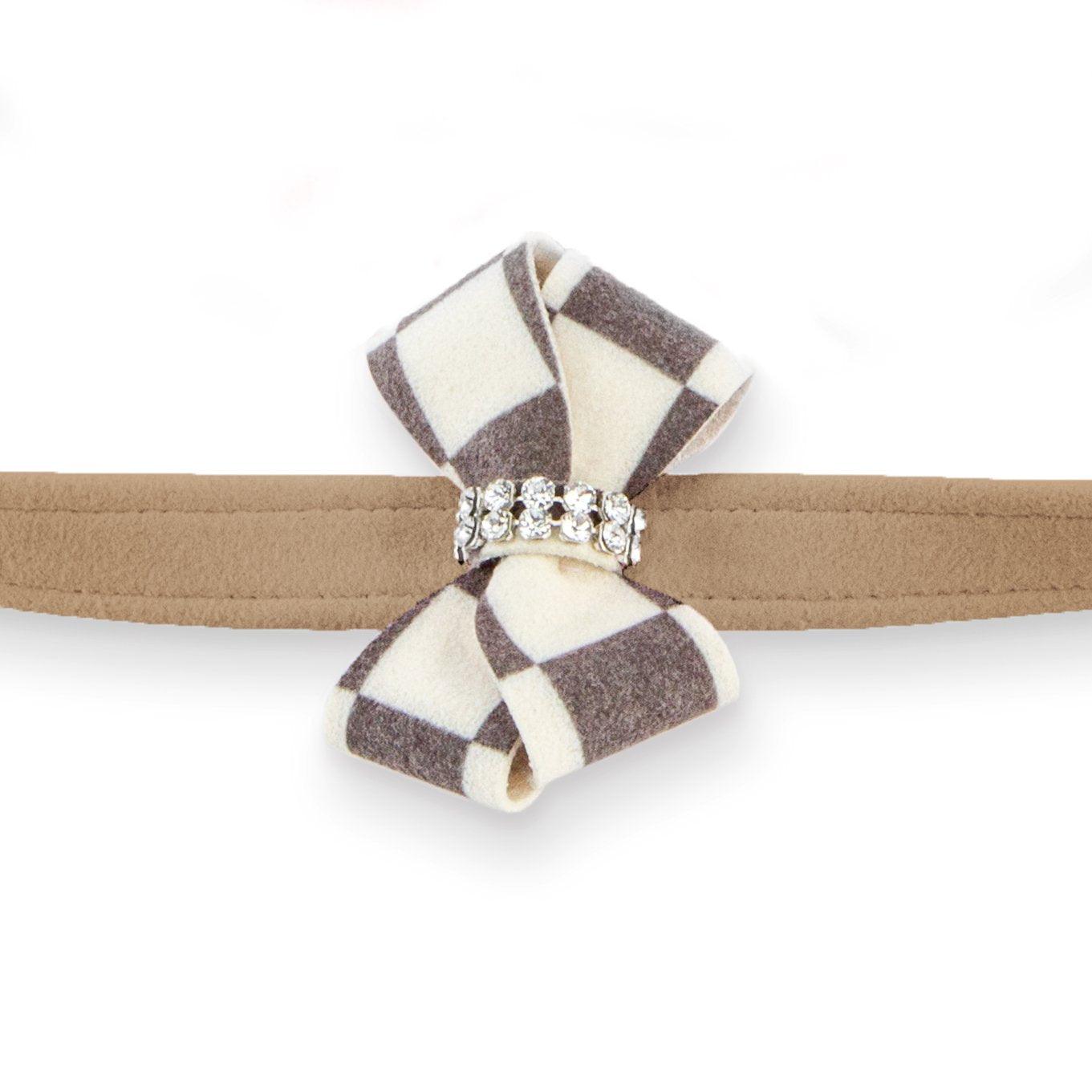 Windsor Check Nouveau Bow Leash - Rocky & Maggie's Pet Boutique and Salon