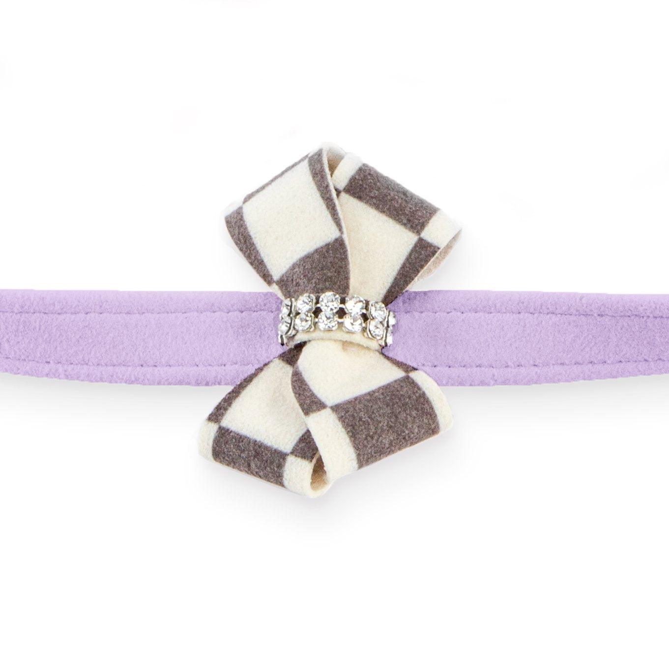 Windsor Check Nouveau Bow Leash - Rocky & Maggie's Pet Boutique and Salon