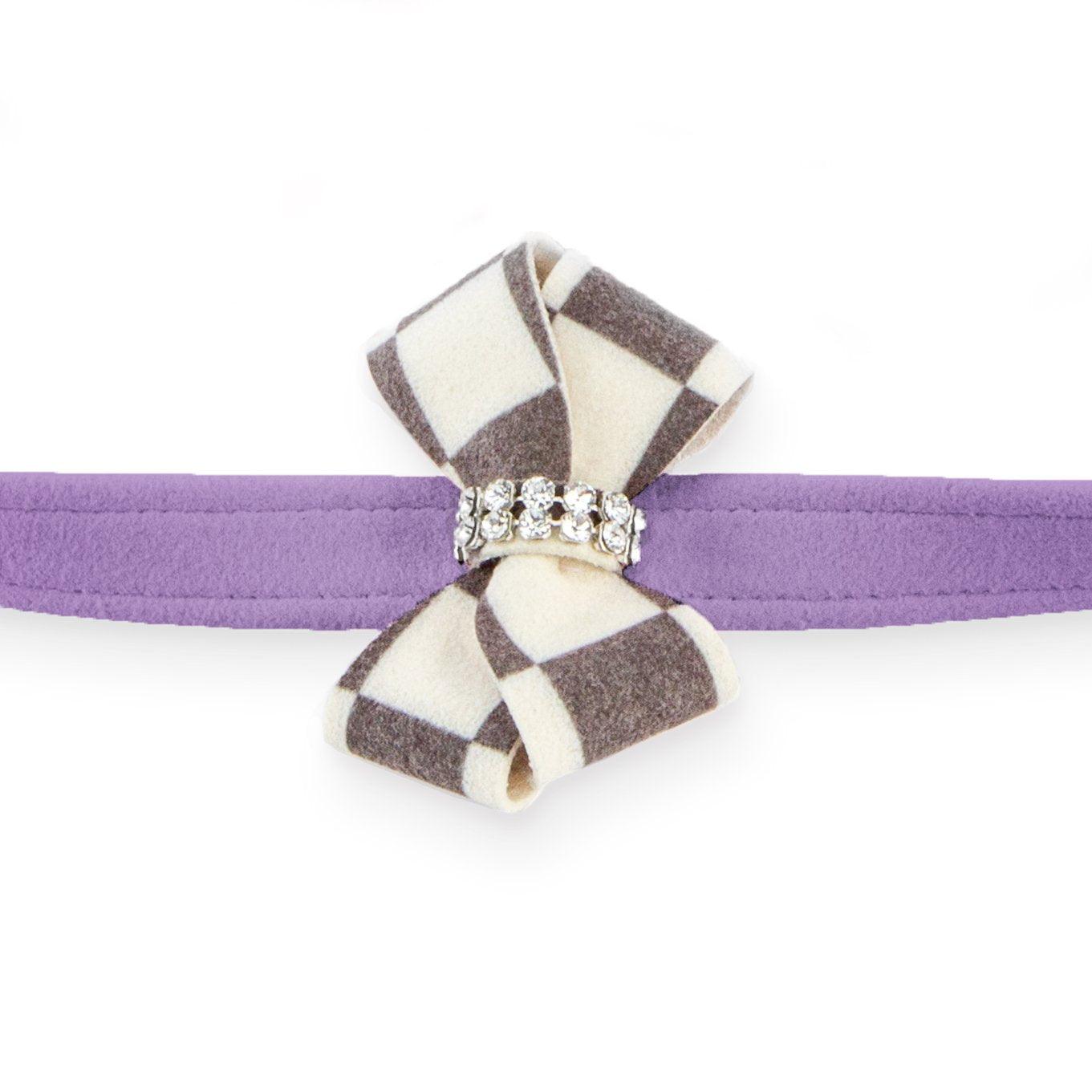 Windsor Check Nouveau Bow Leash - Rocky & Maggie's Pet Boutique and Salon