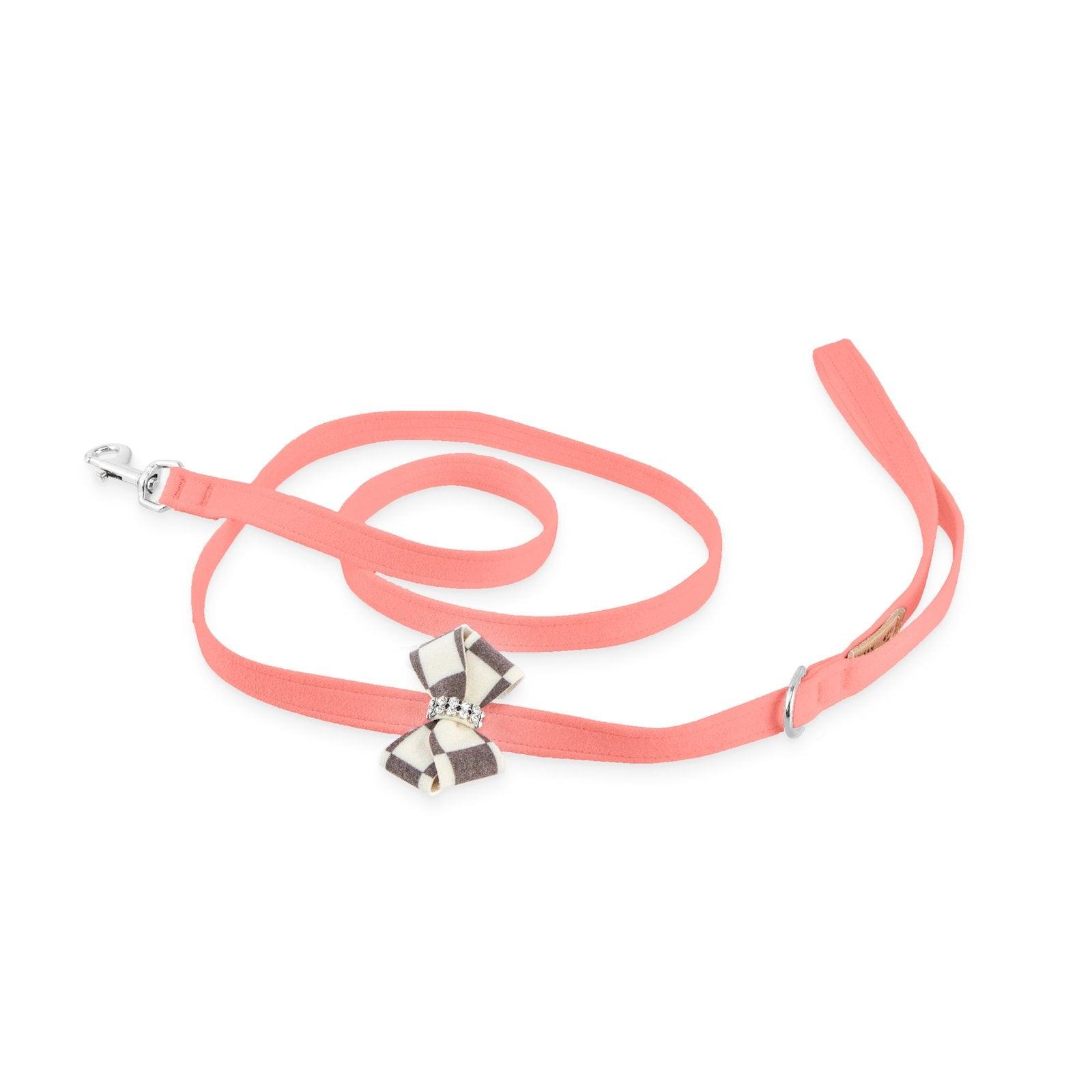 Windsor Check Nouveau Bow Leash - Rocky & Maggie's Pet Boutique and Salon