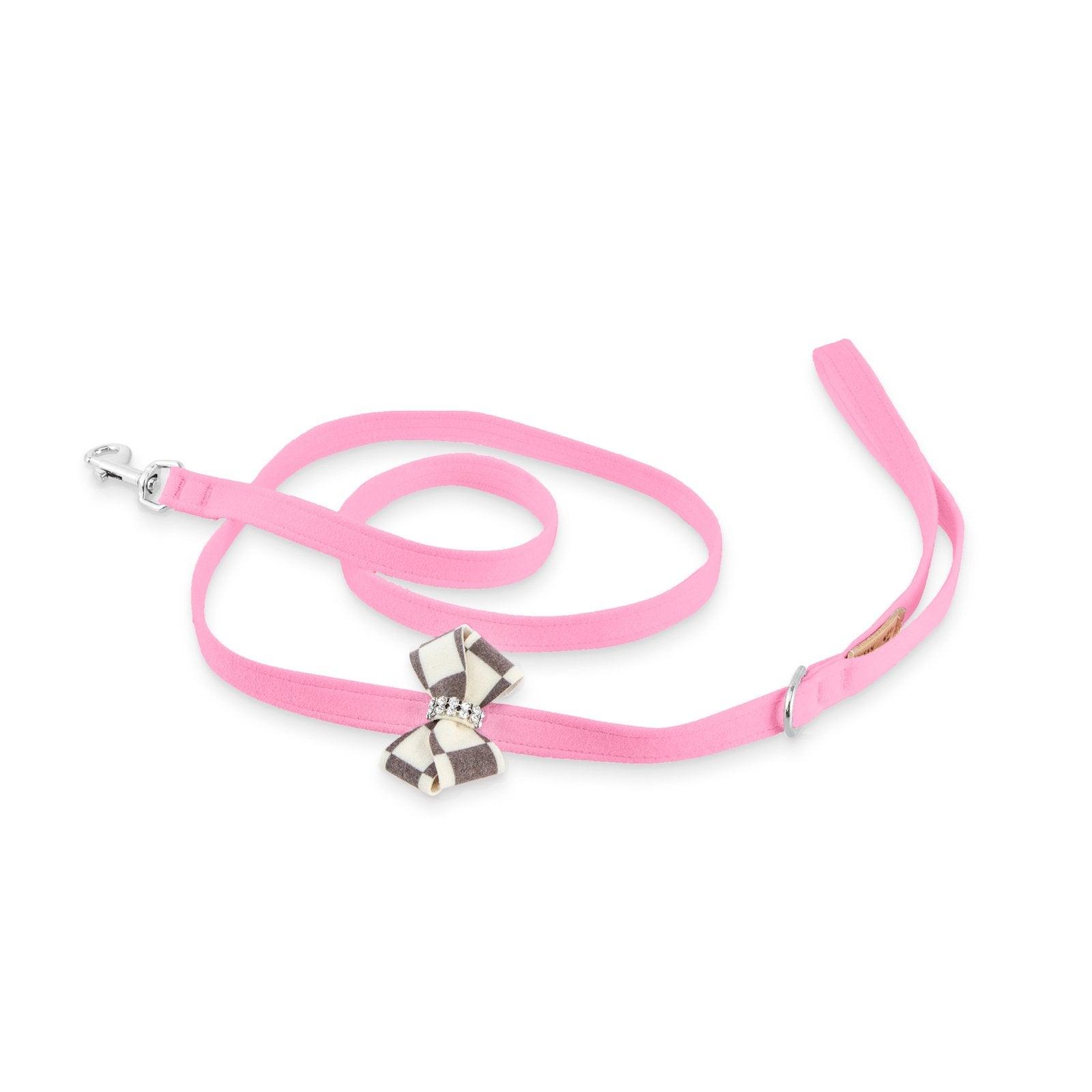 Windsor Check Nouveau Bow Leash - Rocky & Maggie's Pet Boutique and Salon