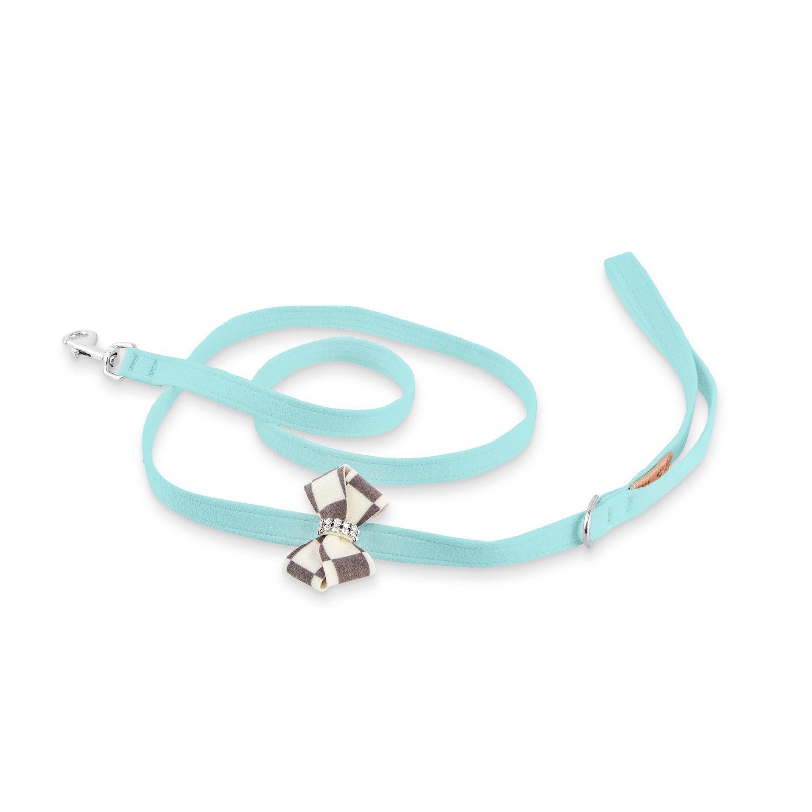 Windsor Check Nouveau Bow Leash - Rocky & Maggie's Pet Boutique and Salon
