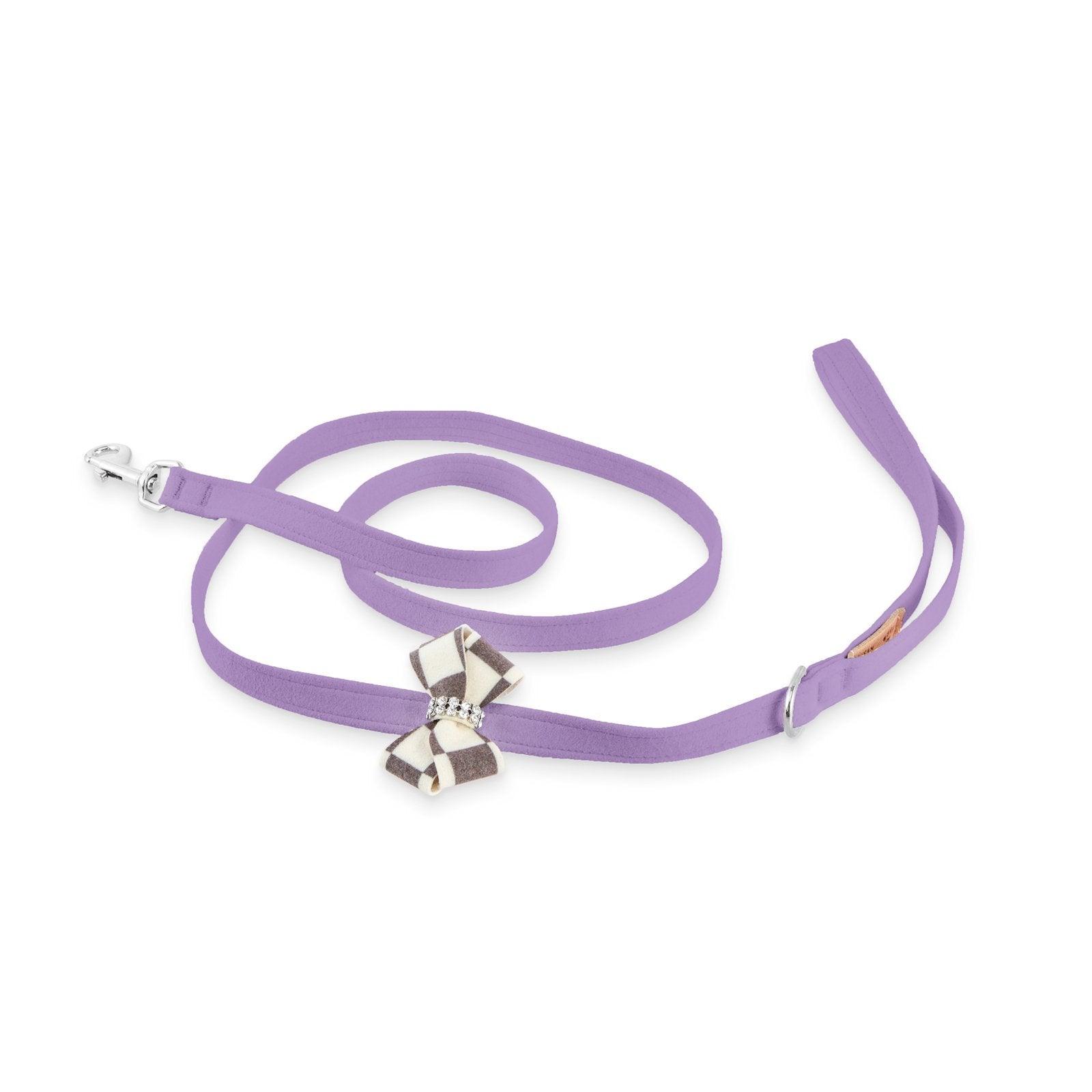Windsor Check Nouveau Bow Leash - Rocky & Maggie's Pet Boutique and Salon