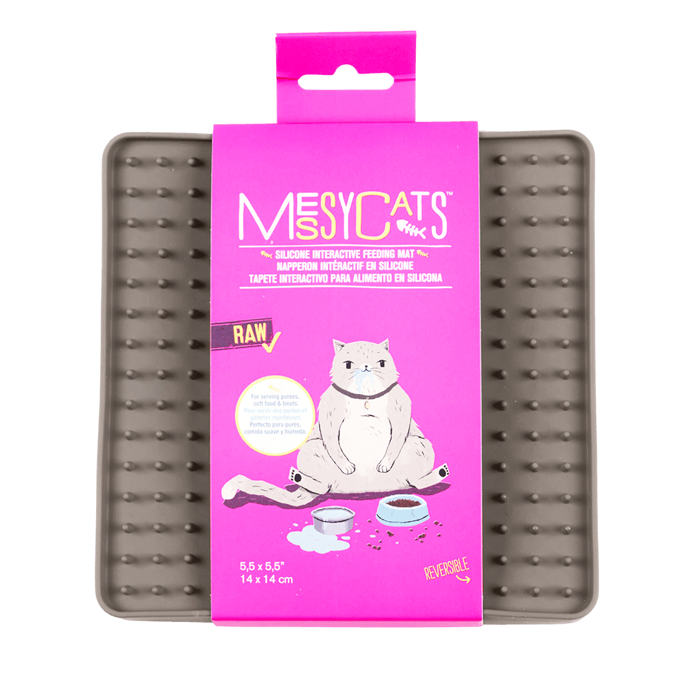 Silicone Reversible Interactive Feeding and Licking Mat for Cats - Rocky & Maggie's Pet Boutique and Salon