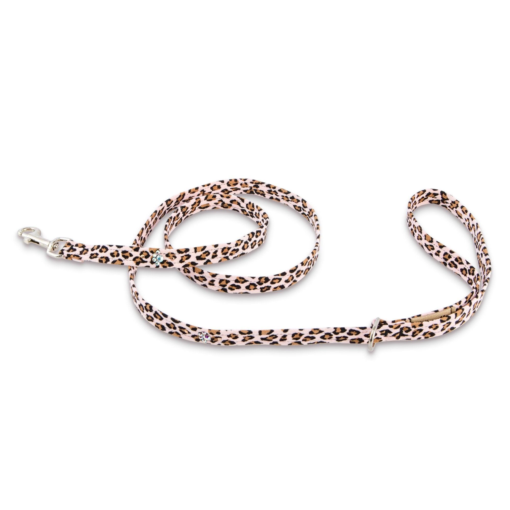 Cheetah Couture Crystal Paws Leash - Rocky & Maggie's Pet Boutique and Salon
