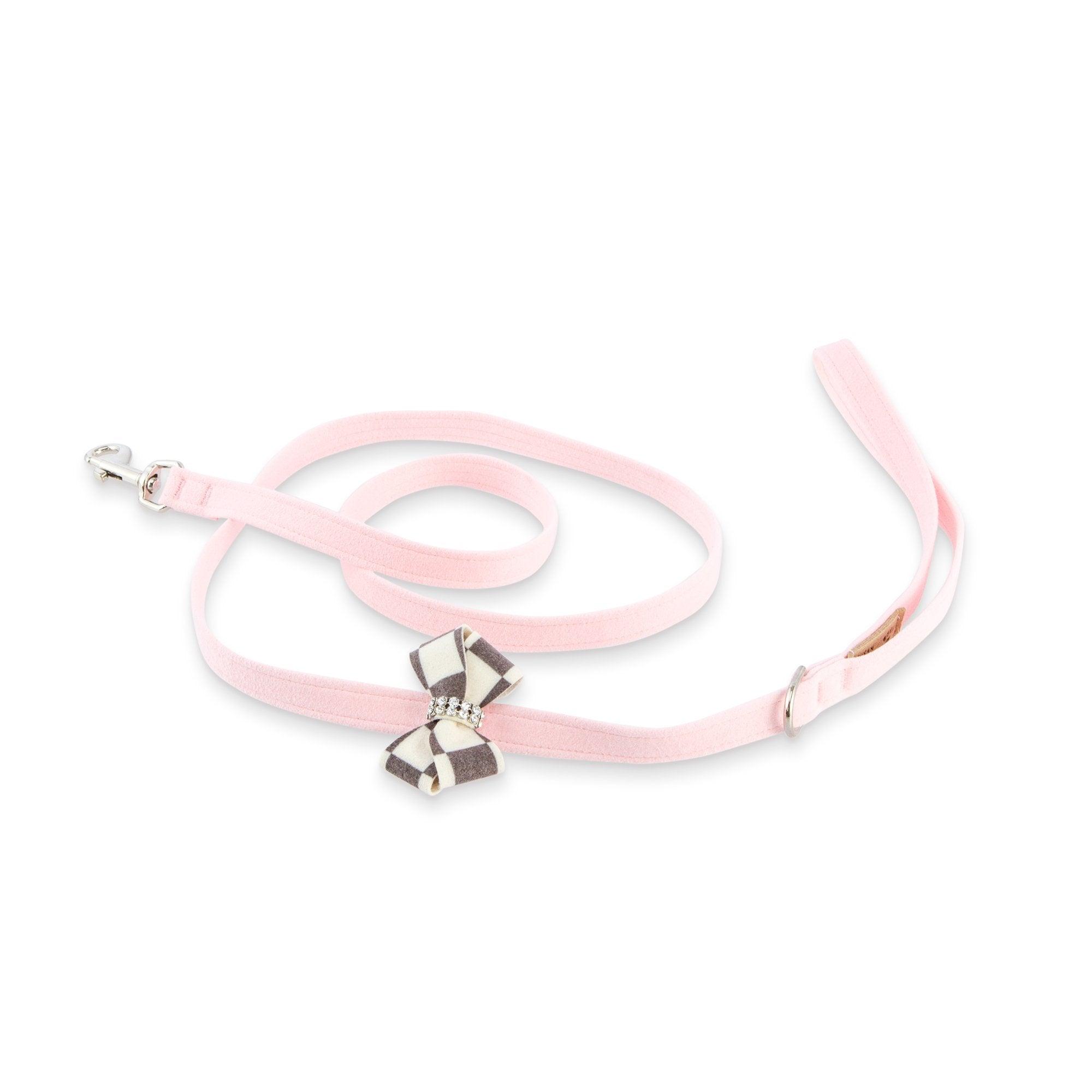 Windsor Check Nouveau Bow Leash - Rocky & Maggie's Pet Boutique and Salon