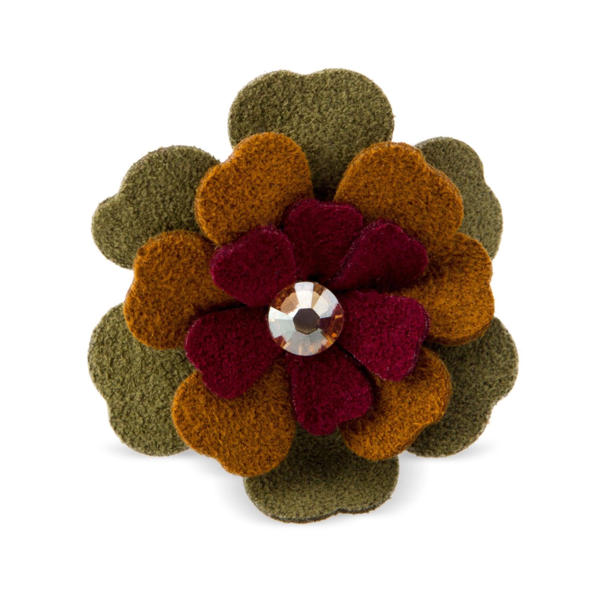 Autumn Flower Hair Bow - Rocky & Maggie's Pet Boutique and Salon