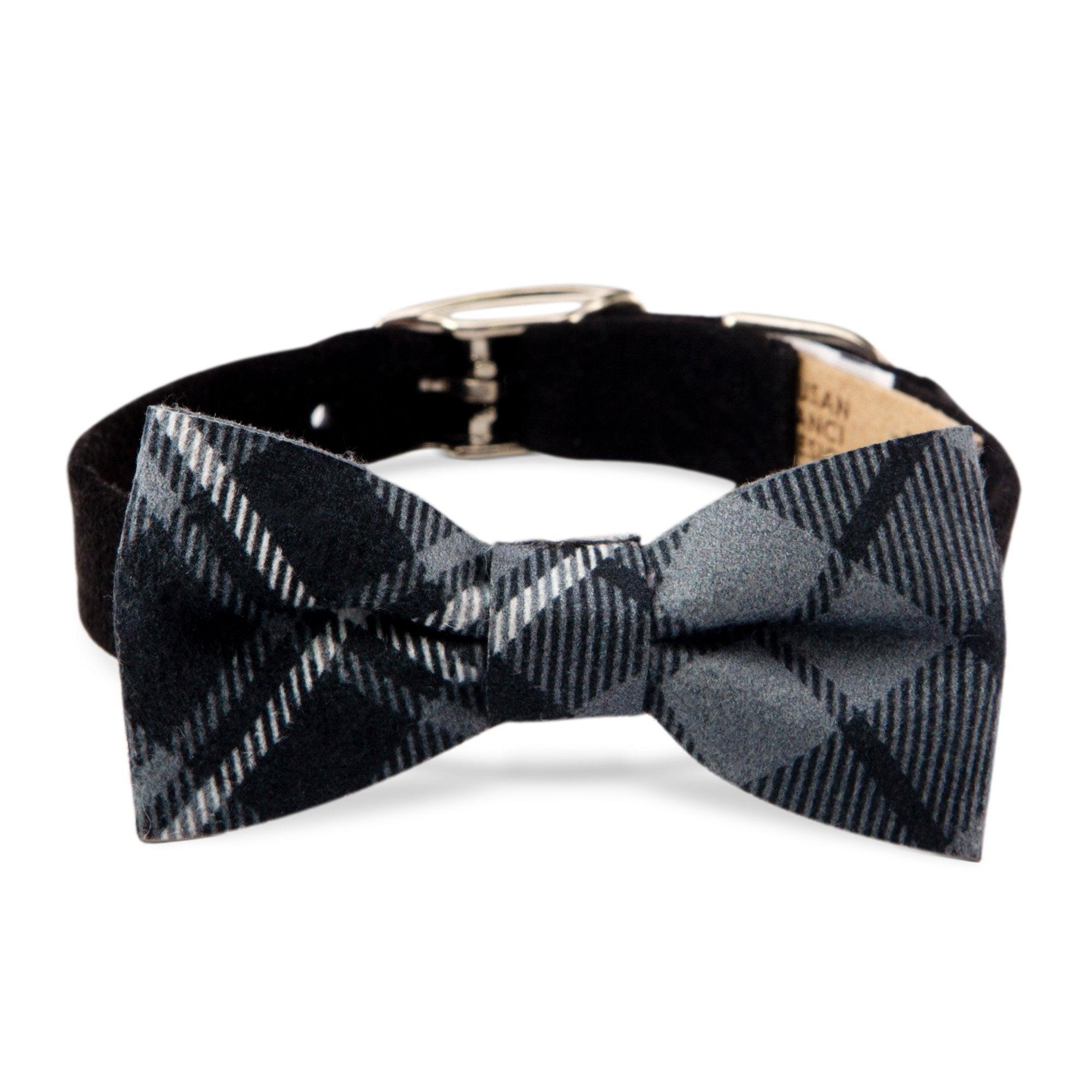 Scotty Collar Charcoal Plaid - Rocky & Maggie's Pet Boutique and Salon