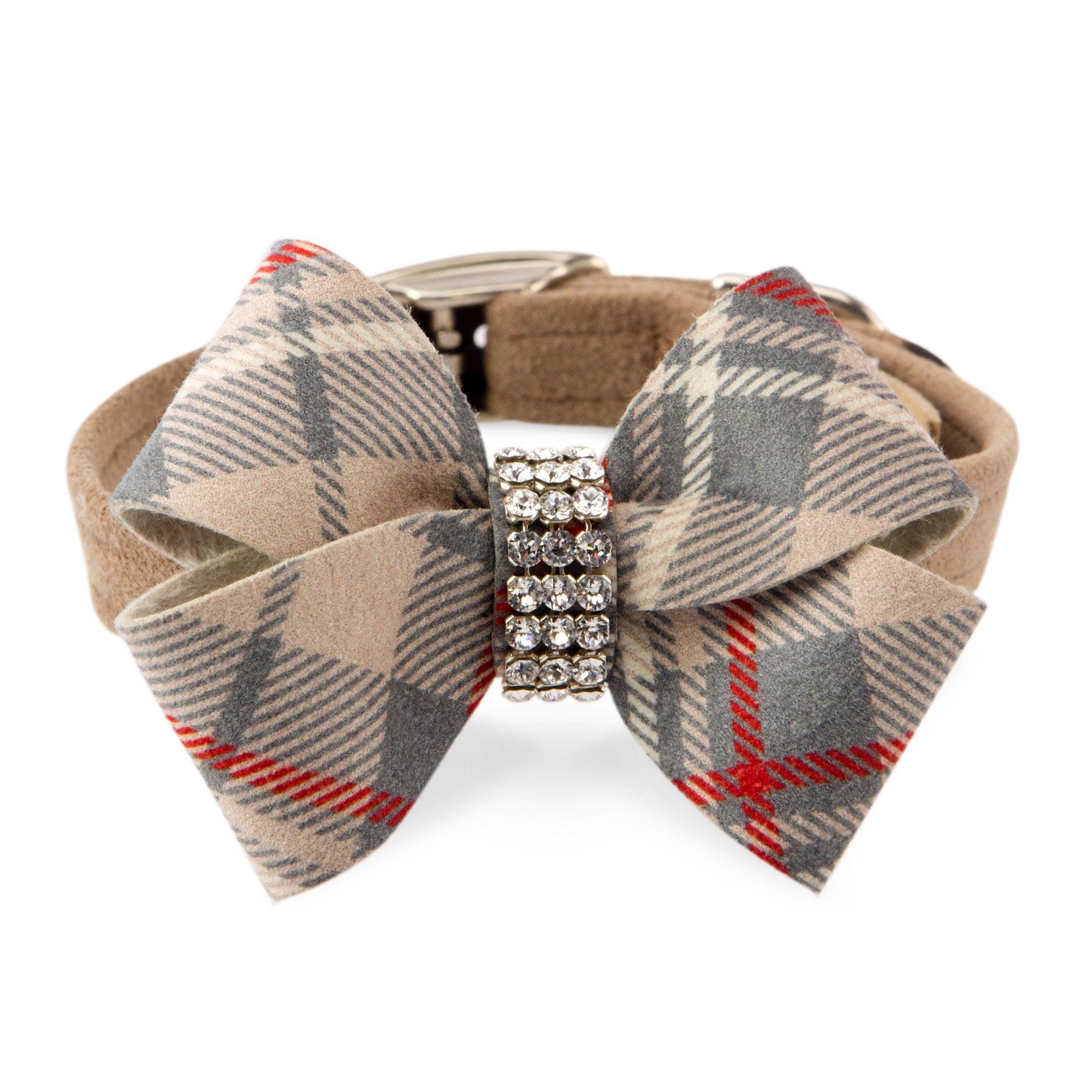 Scotty Collar Doe Plaid with Nouveau Bow - Rocky & Maggie's Pet Boutique and Salon