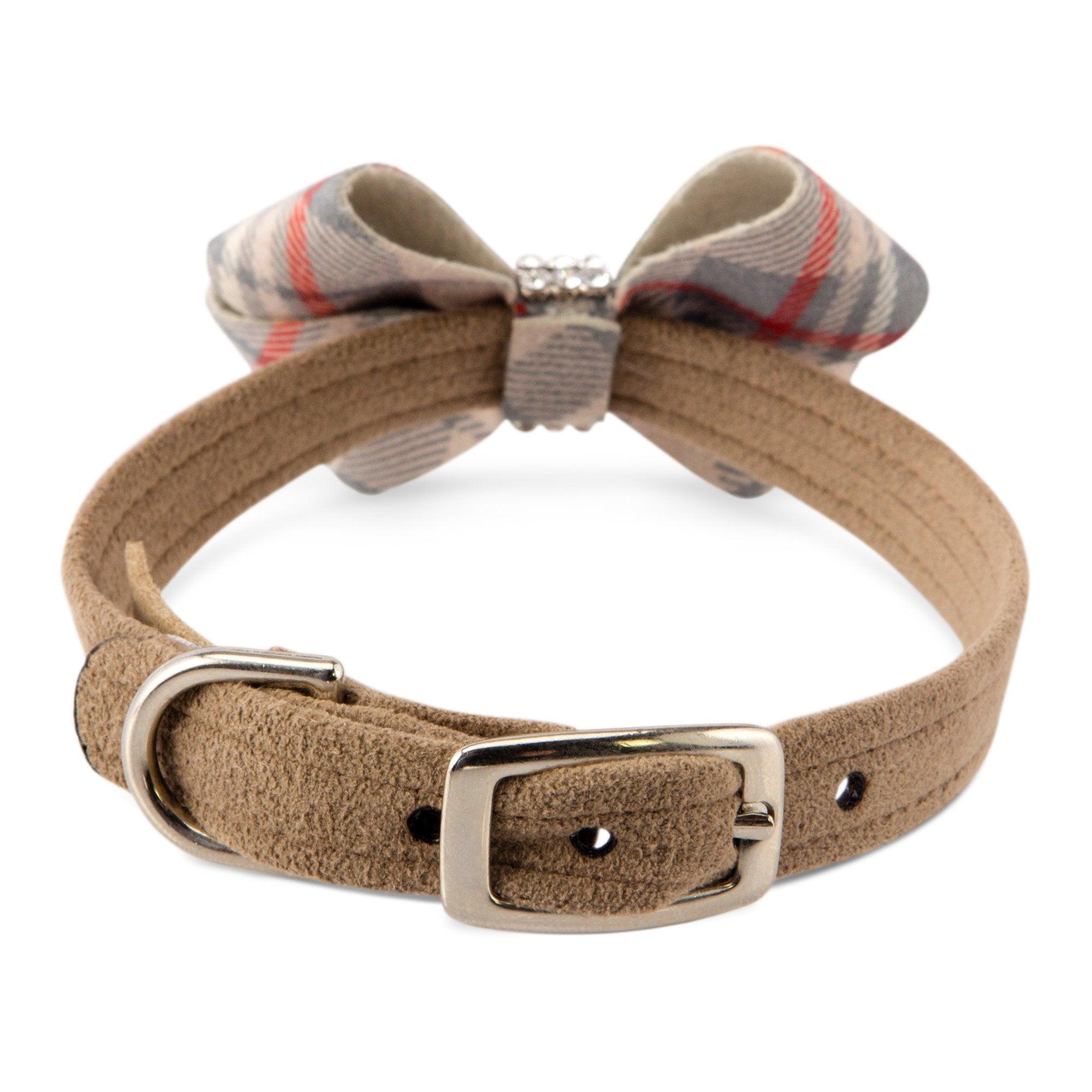 Scotty Collar Doe Plaid with Nouveau Bow - Rocky & Maggie's Pet Boutique and Salon