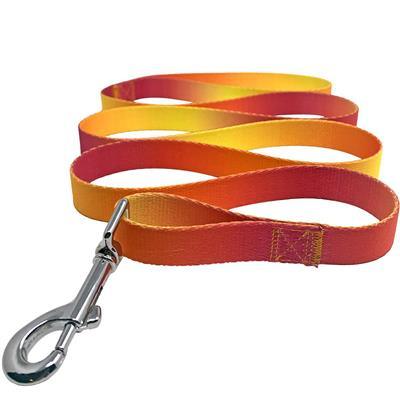American River Ombre Leash - Raspberry Pink and Orange - Rocky & Maggie's Pet Boutique and Salon