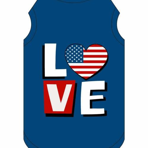 Love USA T-Shirt - Rocky & Maggie's Pet Boutique and Salon