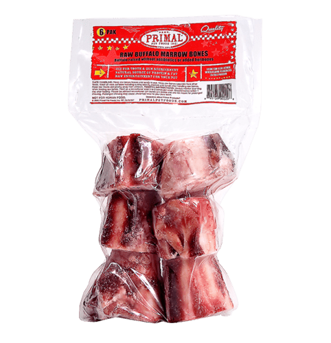 Buffalo Marrow 2" Bone, 6/pkg - Rocky & Maggie's Pet Boutique and Salon