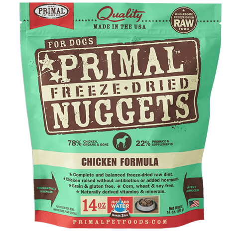 Chicken Formula Nuggets Grain-Free Raw Freeze-Dried Dog Food - Rocky & Maggie's Pet Boutique and Salon