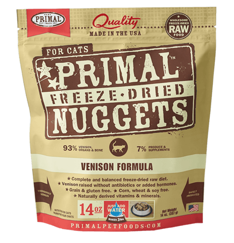 Venison Nuggets Grain-Free Raw Freeze-Dried Cat Food - Rocky & Maggie's Pet Boutique and Salon