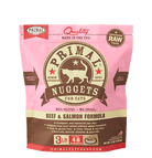 Beef & Salmon Nuggets Grain-Free Frozen Raw Cat Food, 3# - Rocky & Maggie's Pet Boutique and Salon