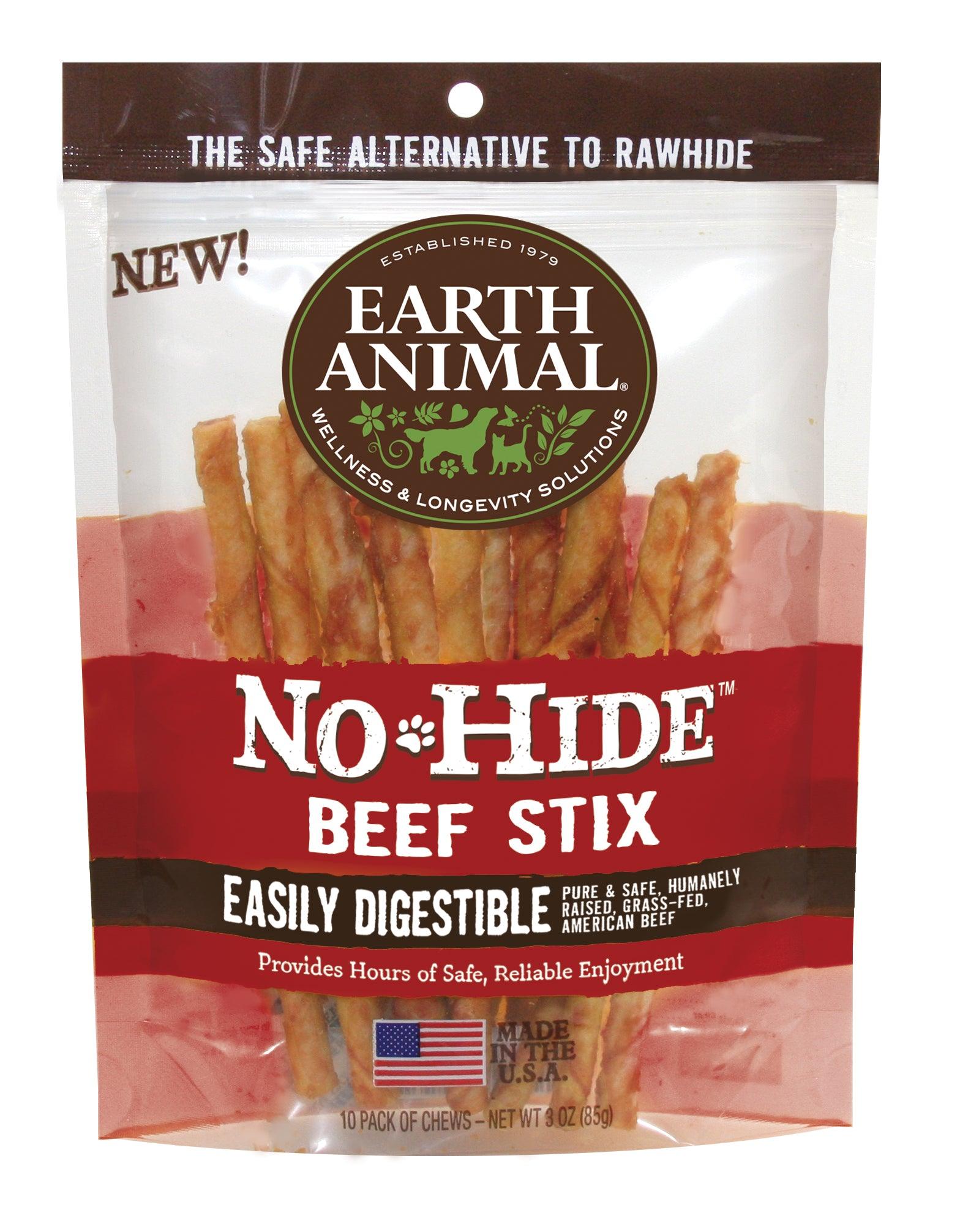 No-Hide Beef Stix, 10/pack - Rocky & Maggie's Pet Boutique and Salon