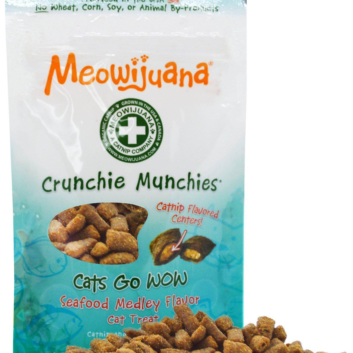 Meowijuana Crunchie Munchie Cat Treats - Rocky & Maggie's Pet Boutique and Salon