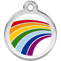 Red Dingo Stainless Steel with Enamel- Colors as shown - Rocky & Maggie's Pet Boutique and Salon