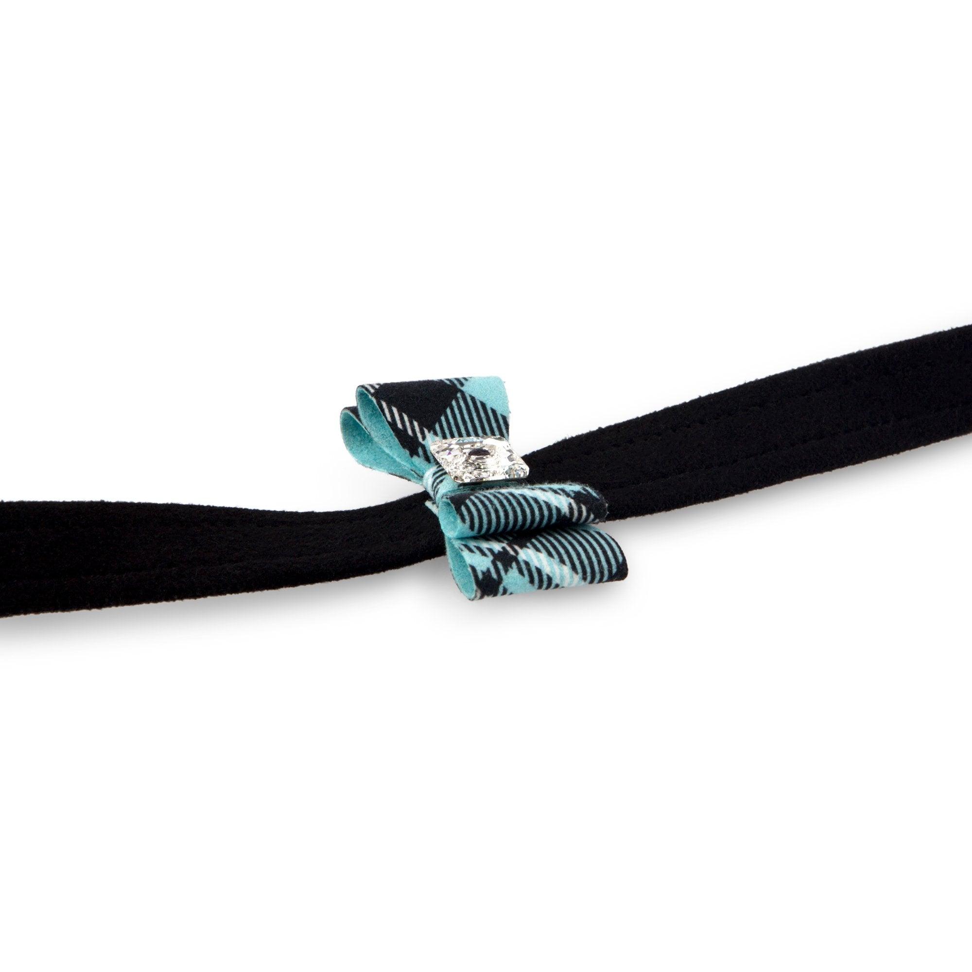 Scotty Leash Tiffi Plaid Big Bow - Rocky & Maggie's Pet Boutique and Salon