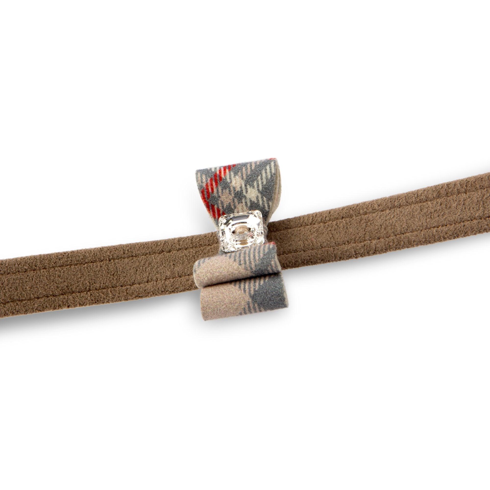 Scotty Leash Doe Plaid Big Bow - Rocky & Maggie's Pet Boutique and Salon